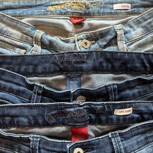 3 pairs of jeans